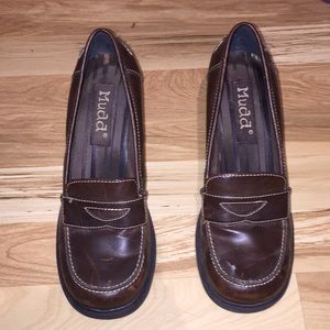 Mudd heeled penny loafers